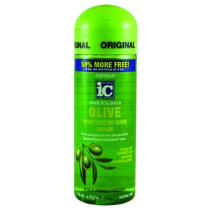 IC OLIVE HAIR POLISHER MOISTURIZING SHINE 6 OZ