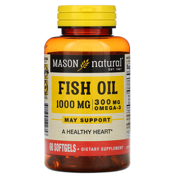 MASON OMEGA 3 EPA 1000 MG  FISH OIL 60 SOFTGEL