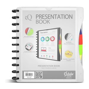 IQ PRESENTATION BOOK  10"X11.5"