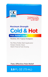 QC COLD & HOT BACK PAIN RELIEF MAXIMUM STRENGHT 2.5 OZ