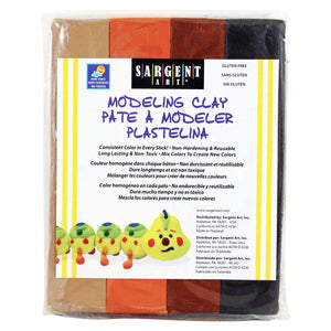 SARGENT MODELING CLAY EARTH TONES 1LB
