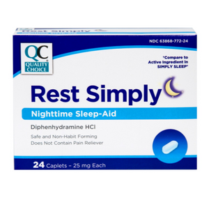QC REST SIMPLY NIGHTIME SLEEP-AID 24 CAPLETS