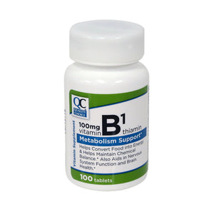 QC VIT B1 100MG 100 TABLETS