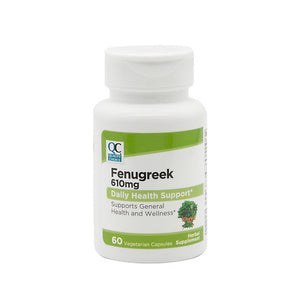 QC FENUGREEK 610 MG 60 VEGETERIAN CAPSULES