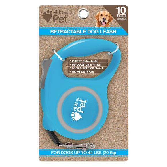 LEASH RETRACTABLE DOG 10' FOR DOGS UP TO 44 LBS