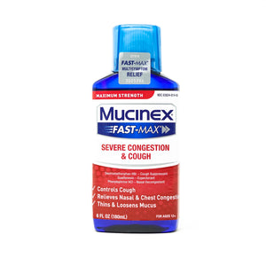 MUCINEX FAST-MAX SEVERE CONGESTION & COUGH 6 OZ