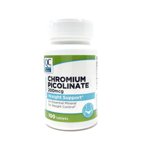 CROMIO PICOLINATO 200 MCG 100 TABLETAS
