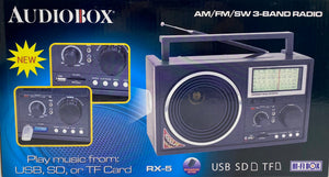 AUDIOBOX RADIO RX-5A M/FM SOLAR
