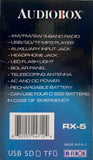 AUDIOBOX RADIO RX-5A M/FM SOLAR