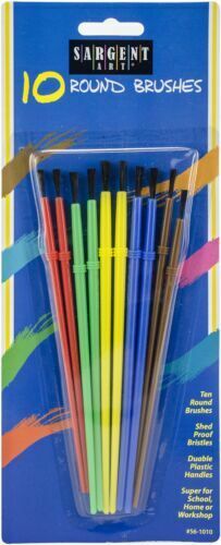 SARGENT ART BRUSHES ROUND 10 PCS