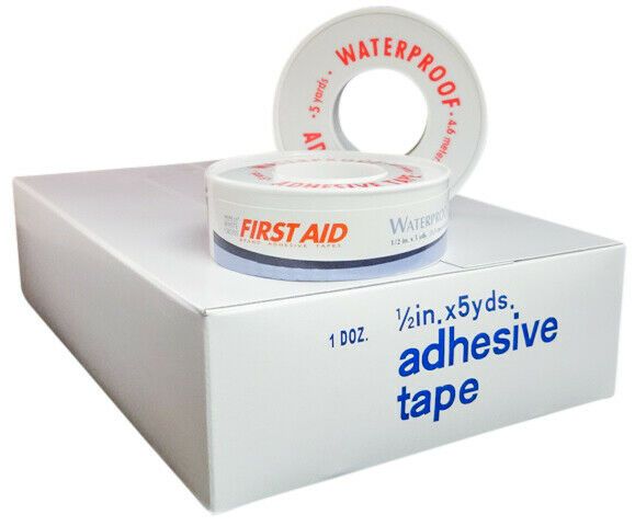 FIRST AID ADHESIVE TAPE 1/2 INCHES BY 5 YDS